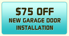 $75 off new garage door spring installation